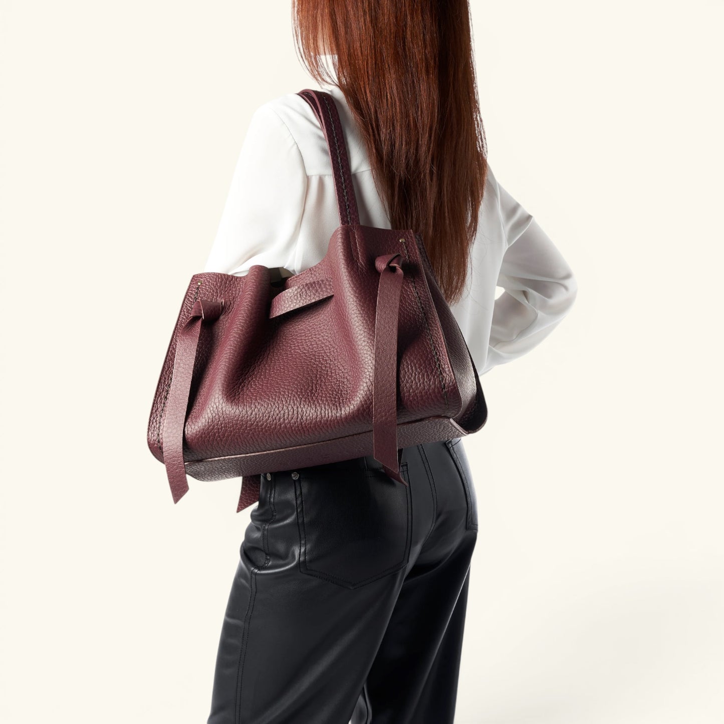 VITTORIA - Leather Tote Hanbag