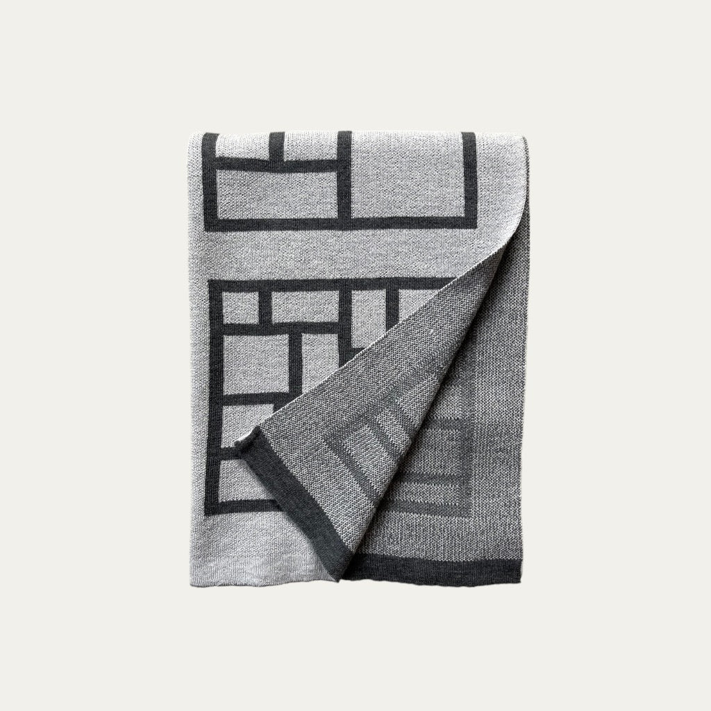 INSULA PLAID - Merino Blanket