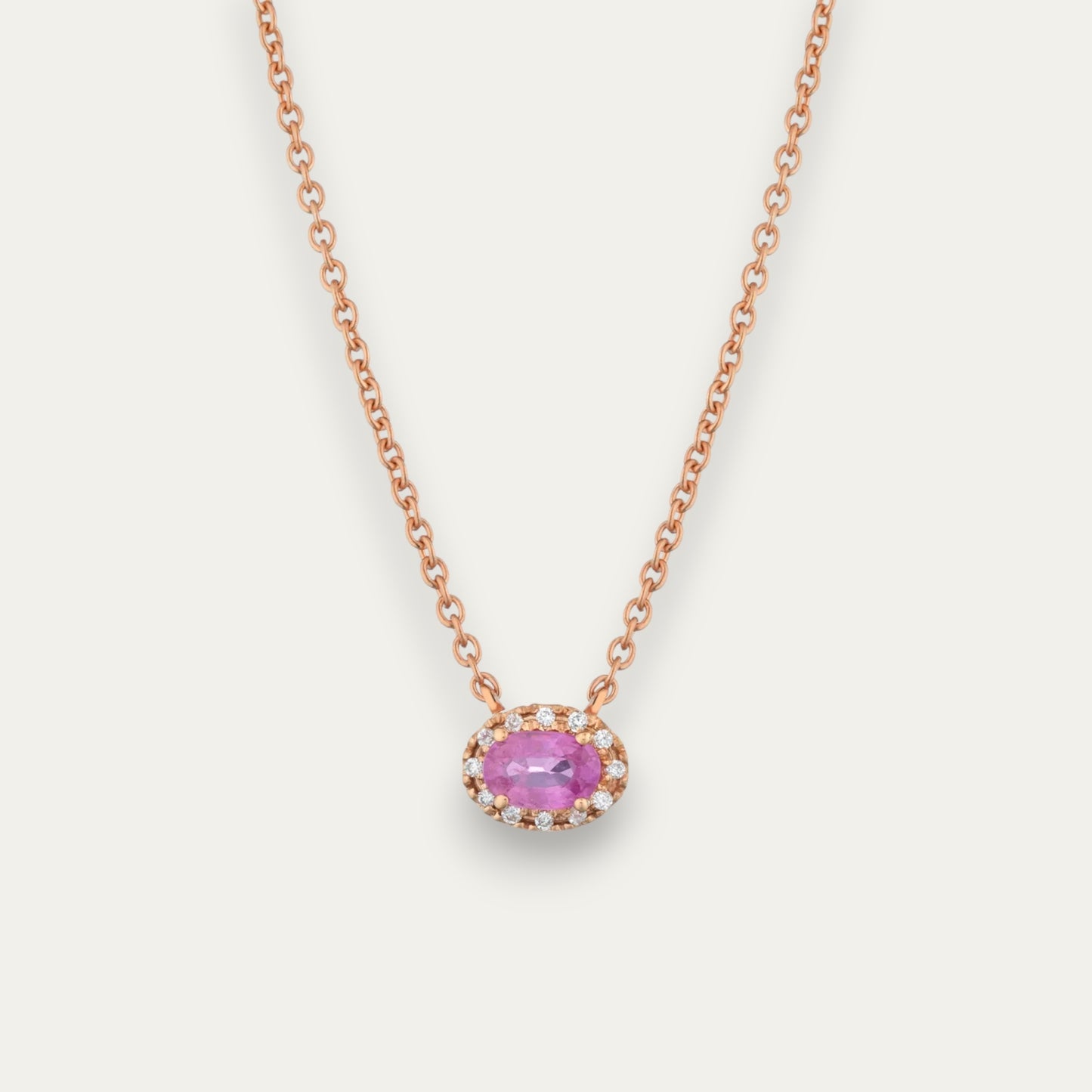 PINK - 18k gold and Sapphire