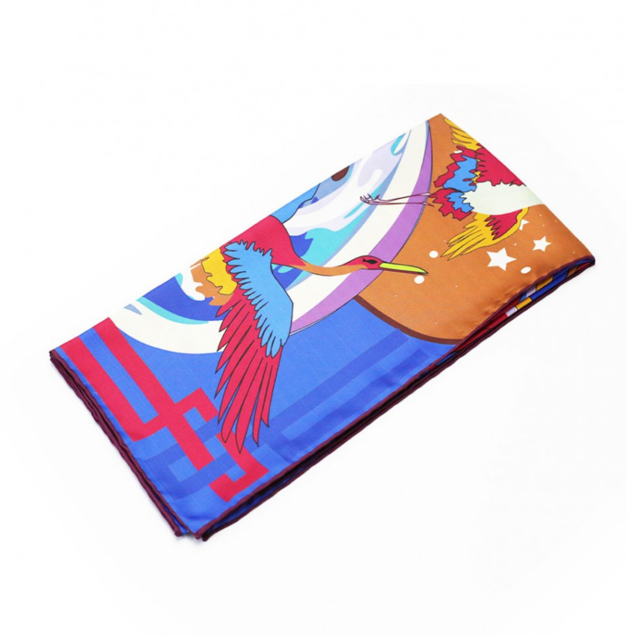 WILD - 90x90 Silk Twill Scarf