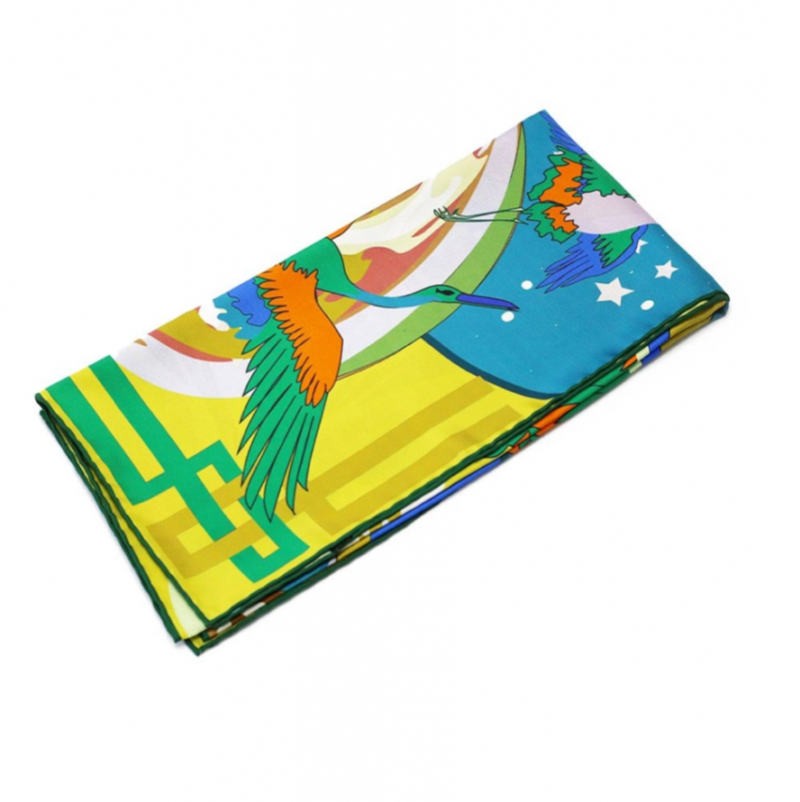 WILD - 90x90 Silk Twill Scarf