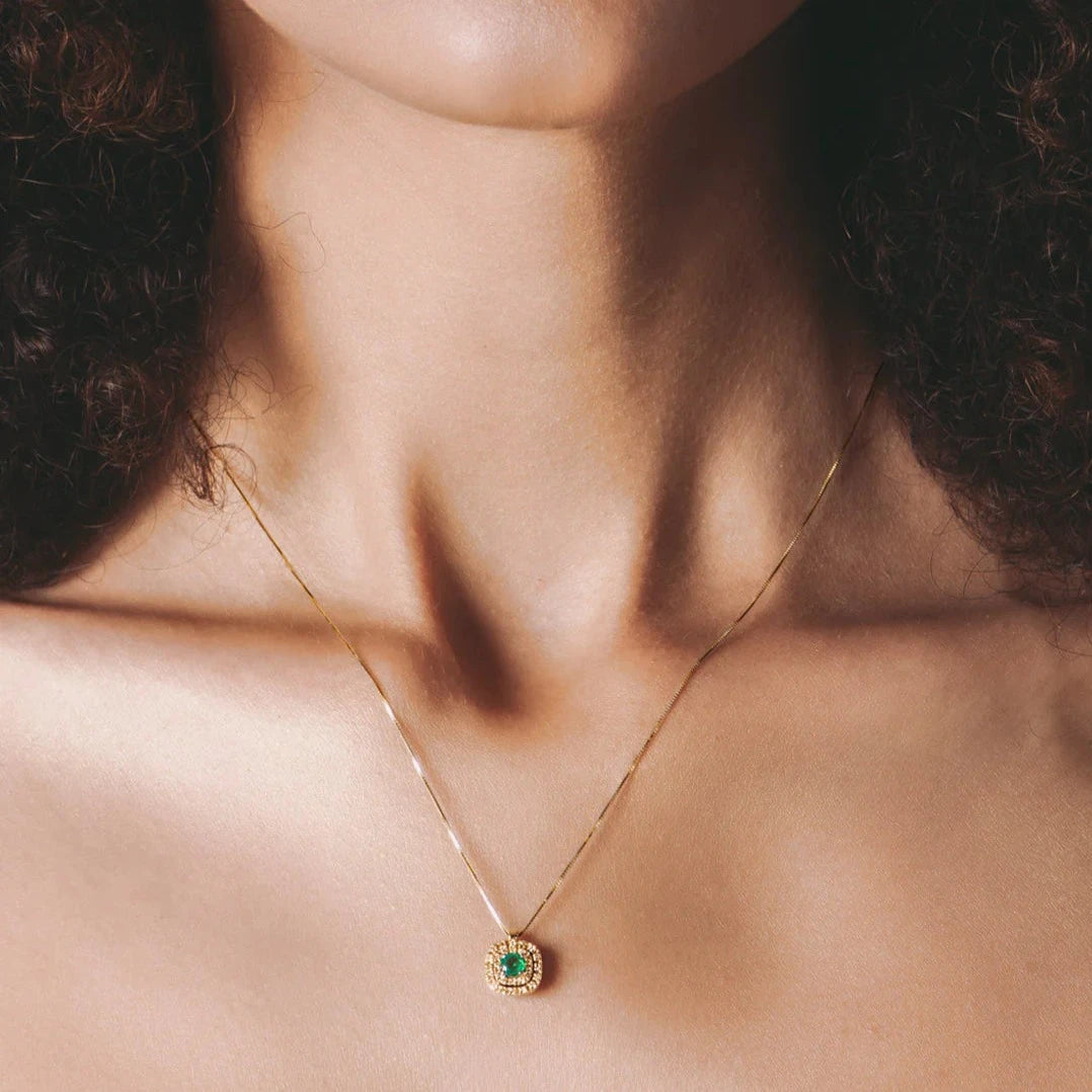 18k gold Hope pendant