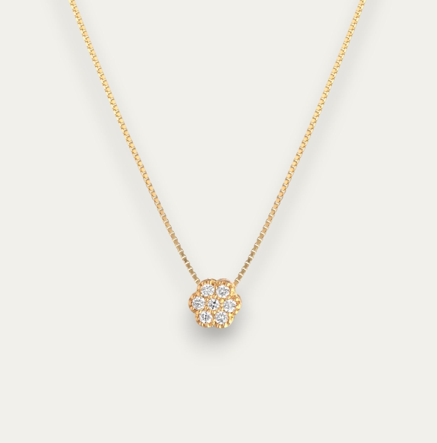 Flower - 18k Gold necklace