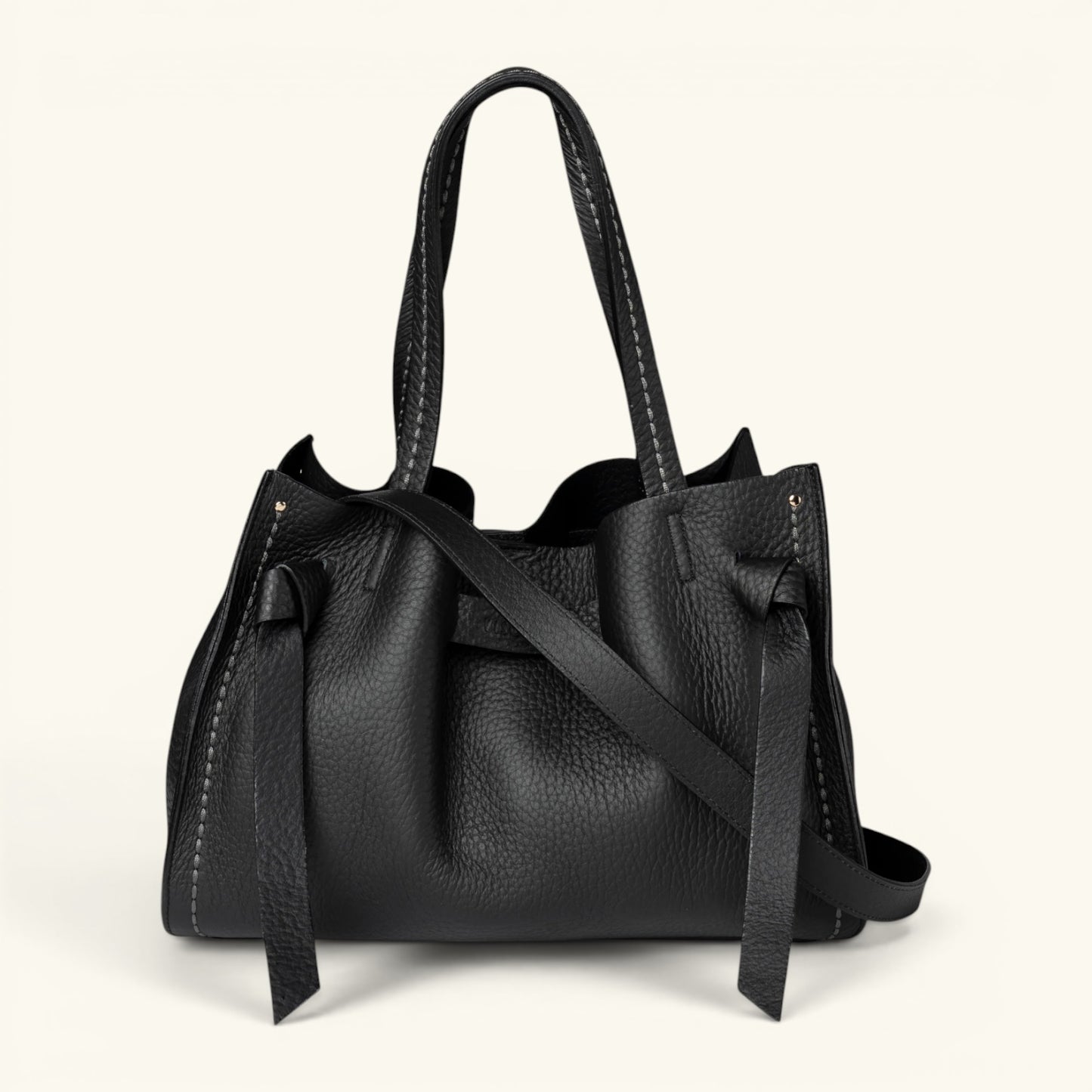 VITTORIA - Leather Tote Hanbag