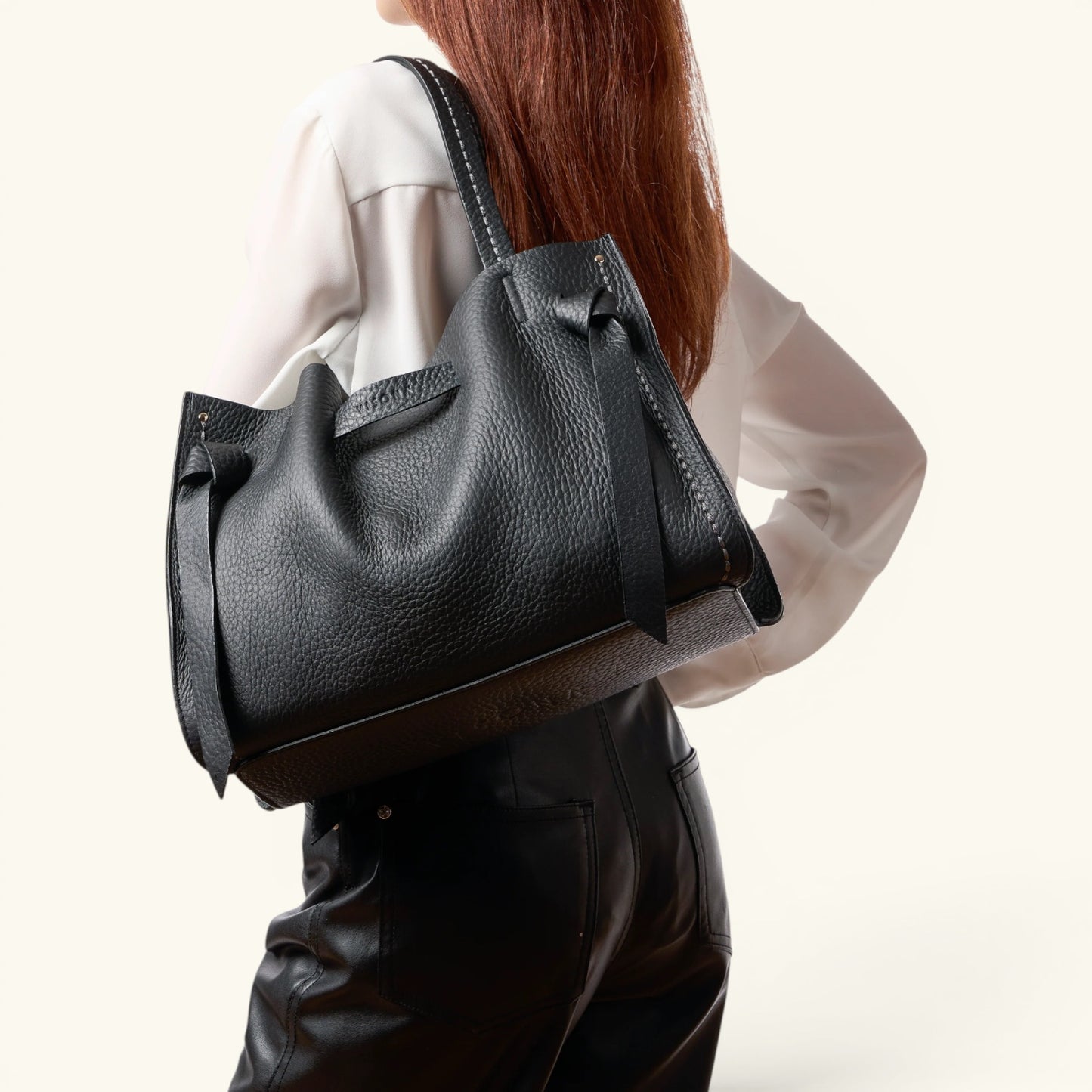 VITTORIA - Leather Tote Hanbag