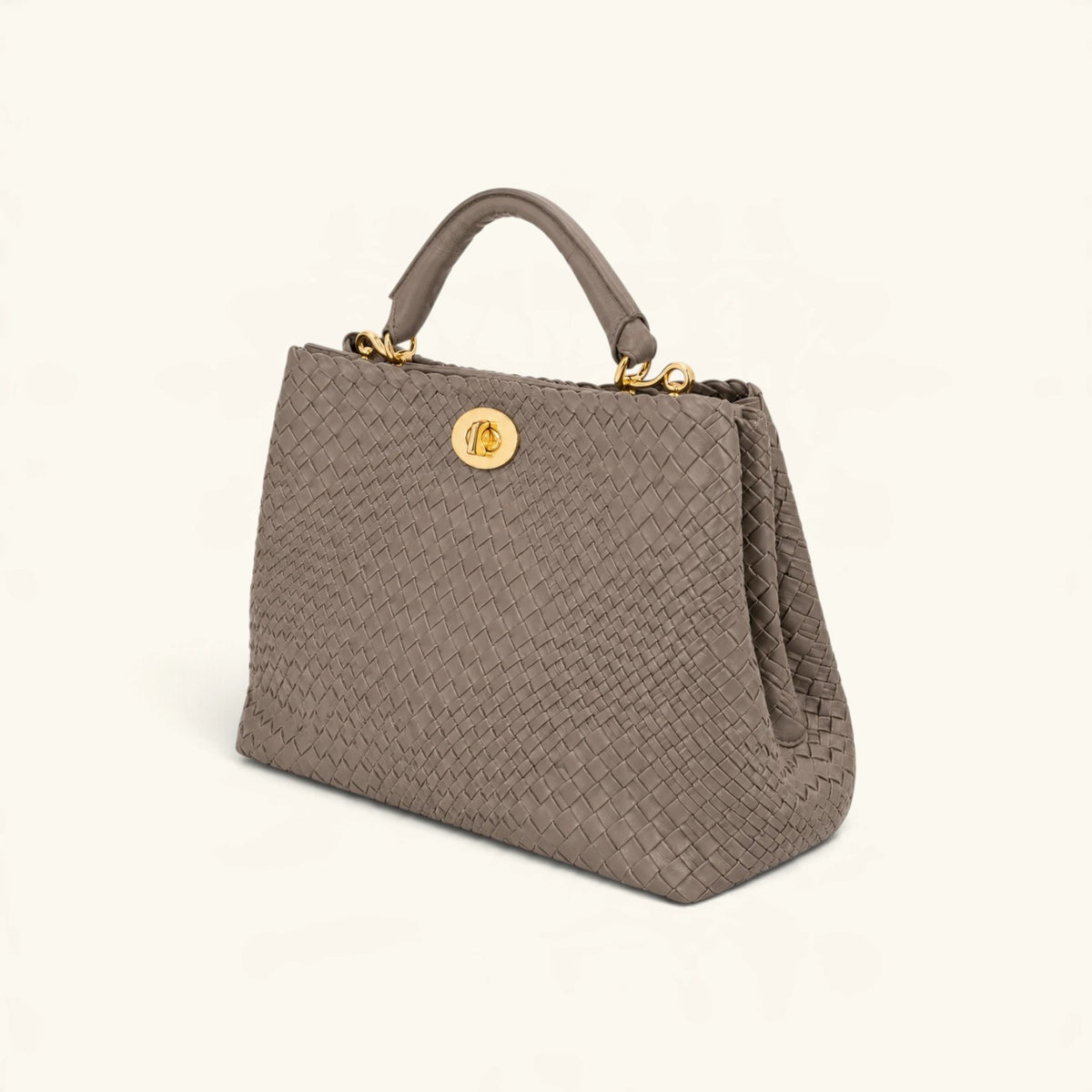BENNY LARGE - Customizable Handwoven Handwoven Italian Leather Work Bag - Pre-Order Now!