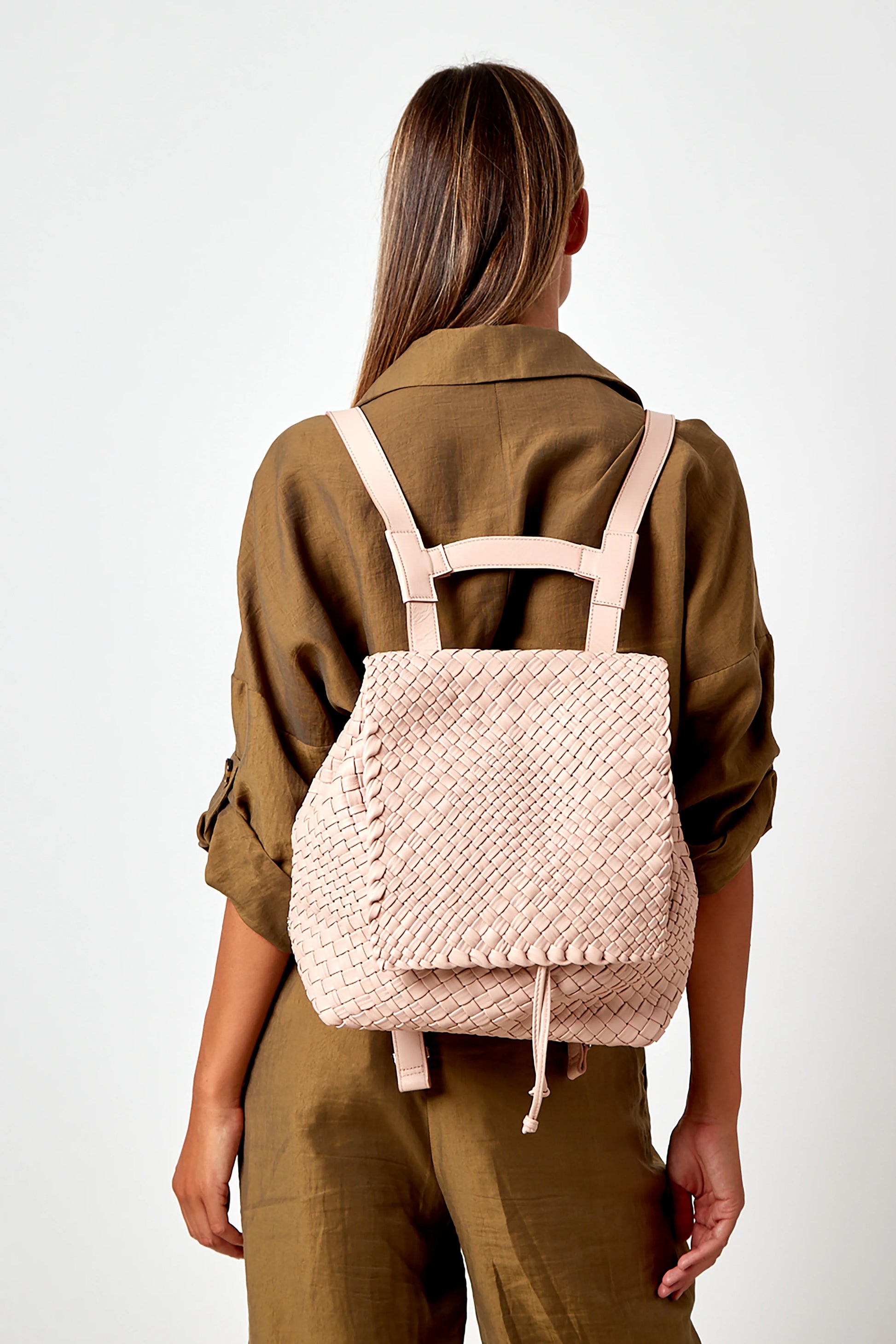 customizable leather backpack ARIEL