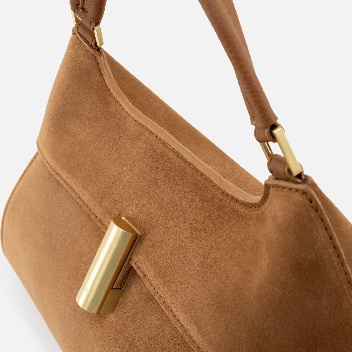 EMMA LARGE – Italian Suede Leather Handbag