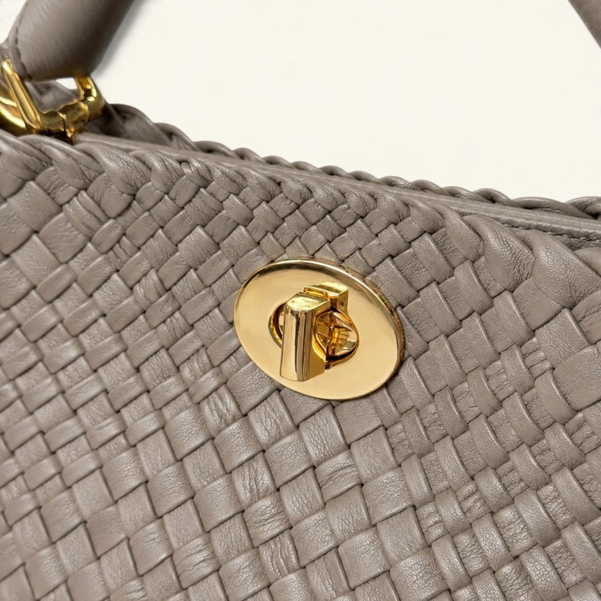 BENNY LARGE - Customizable Handwoven Handwoven Italian Leather Work Bag - Pre-Order Now!