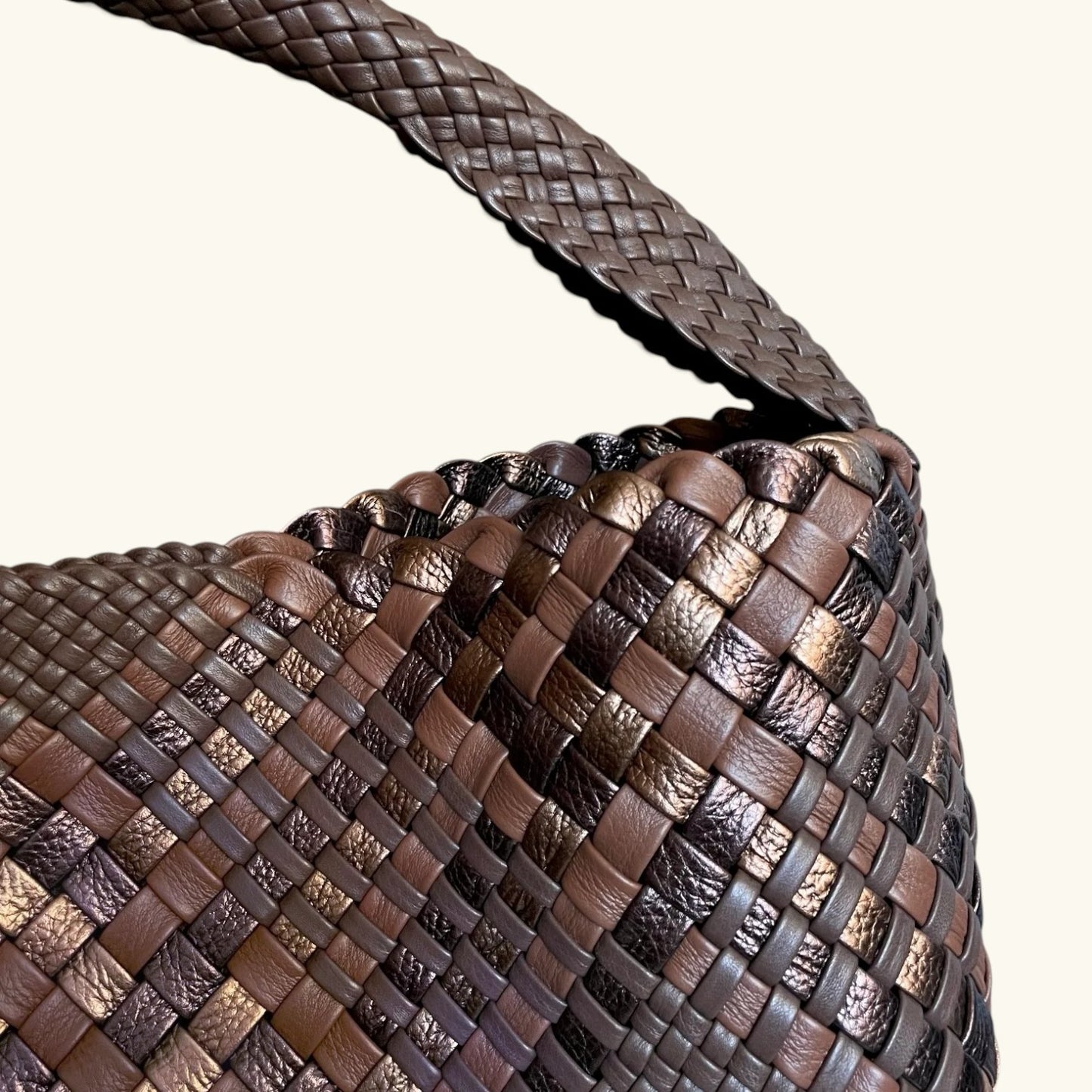 ROSA MAXI - Customizable Handwoven Leather Hobo Bag - Pre-Order Now!