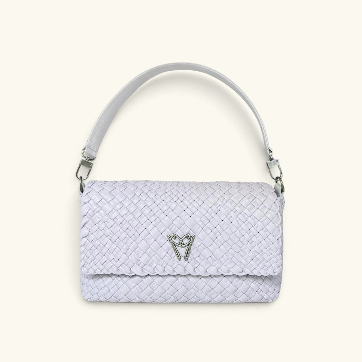 LARA - Customizable Woven Leather Baguette Bag - Pre-Order Now!