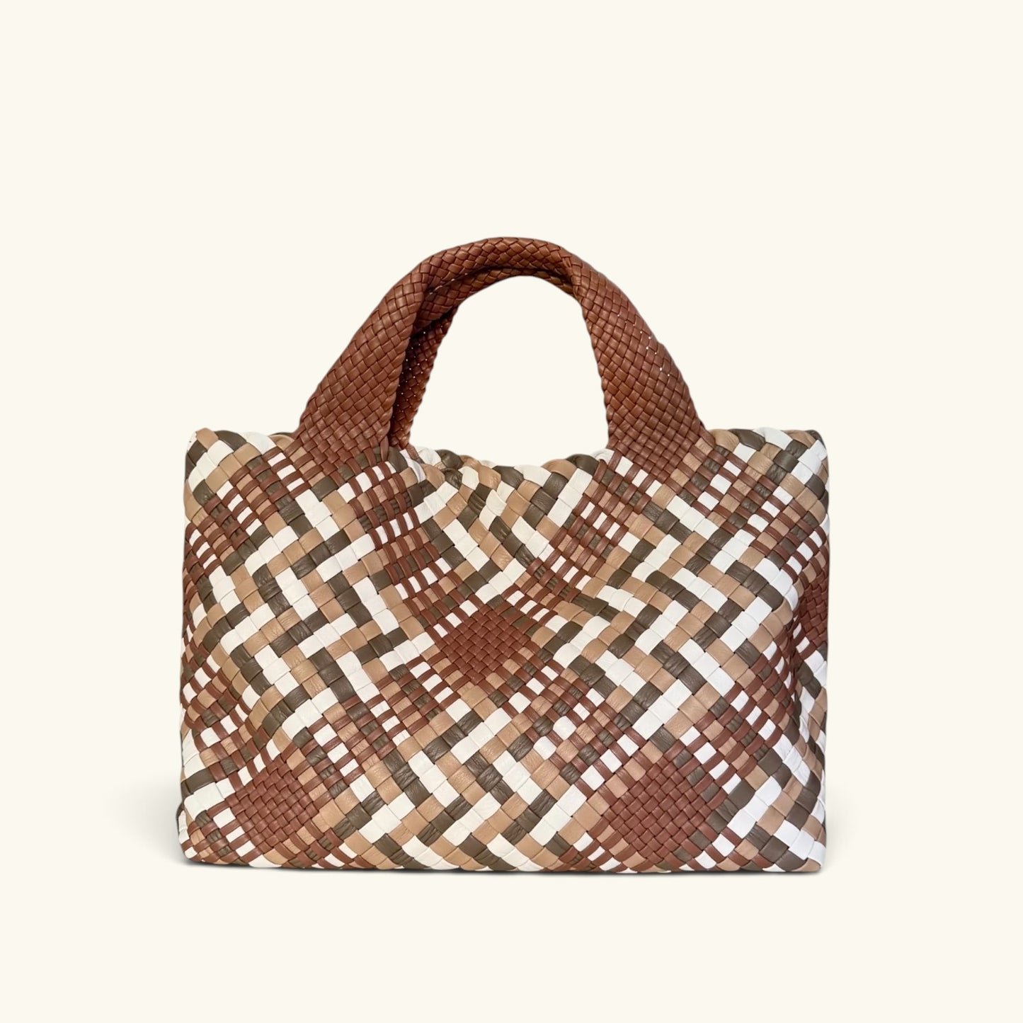 SARA MAXI - Customizable Woven Leather Tote Bag - Pre-Order Now!