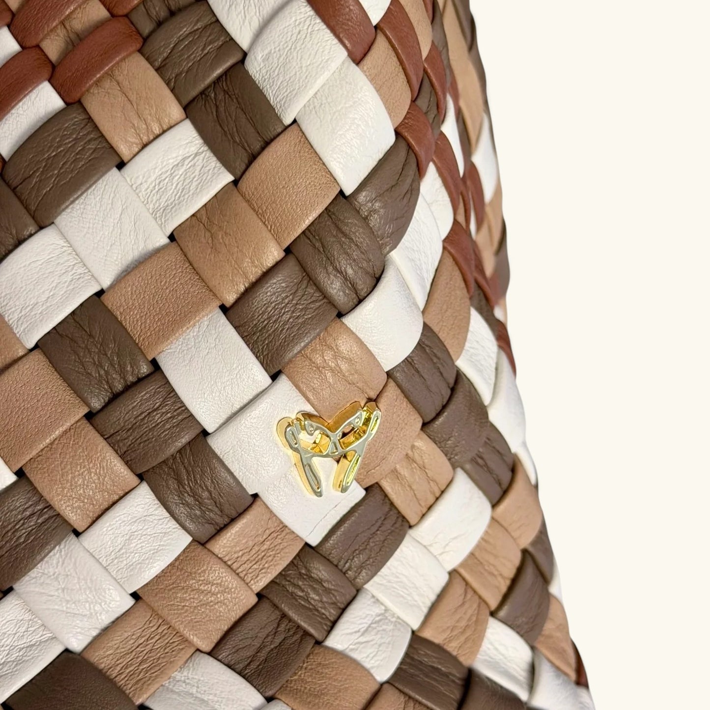 SARA MAXI - Customizable Woven Leather Tote Bag - Pre-Order Now!