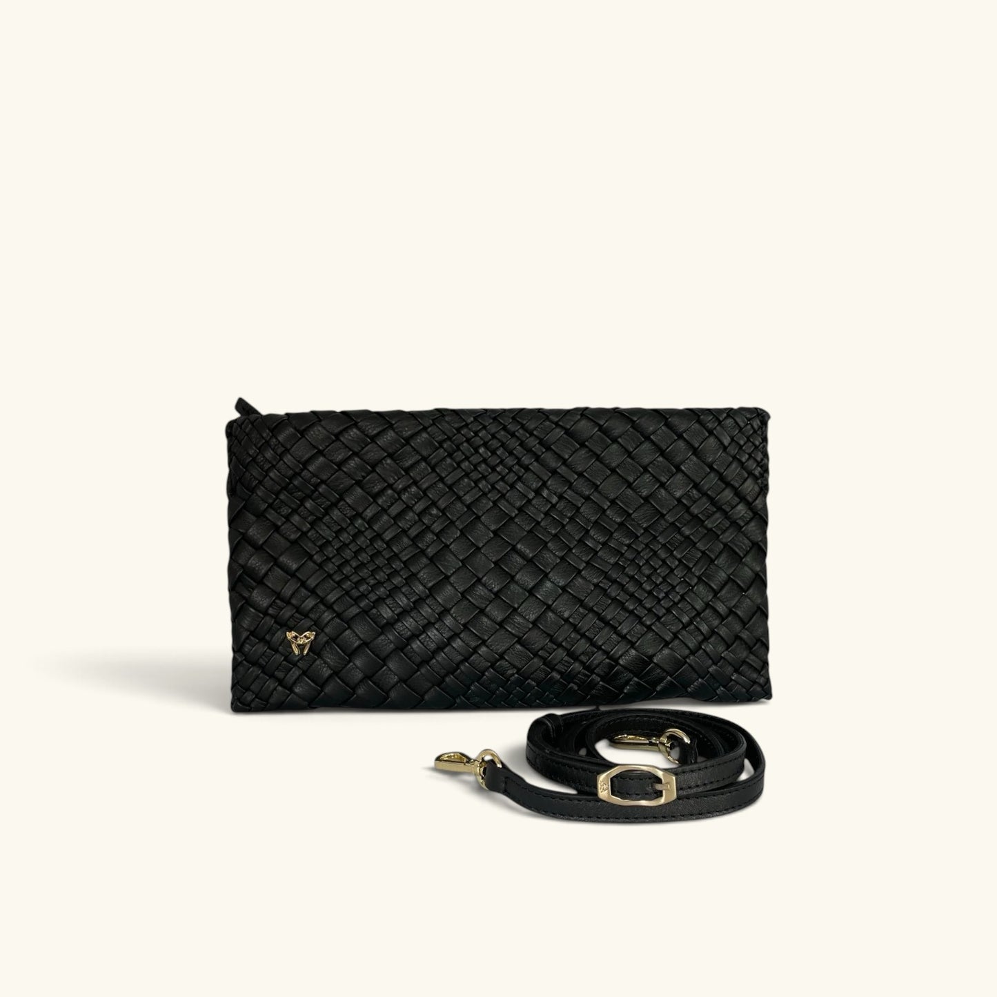 JESSY - Customizable Woven Leather Clutch- Pre -Order Now!
