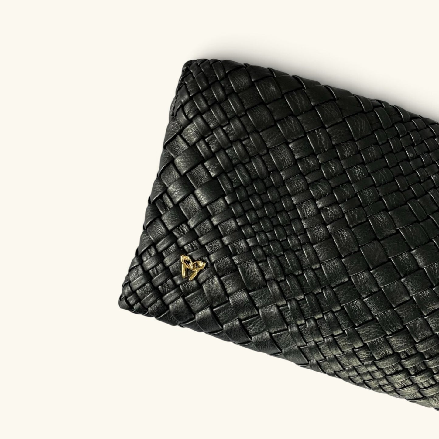 JESSY - Customizable Woven Leather Clutch- Pre -Order Now!