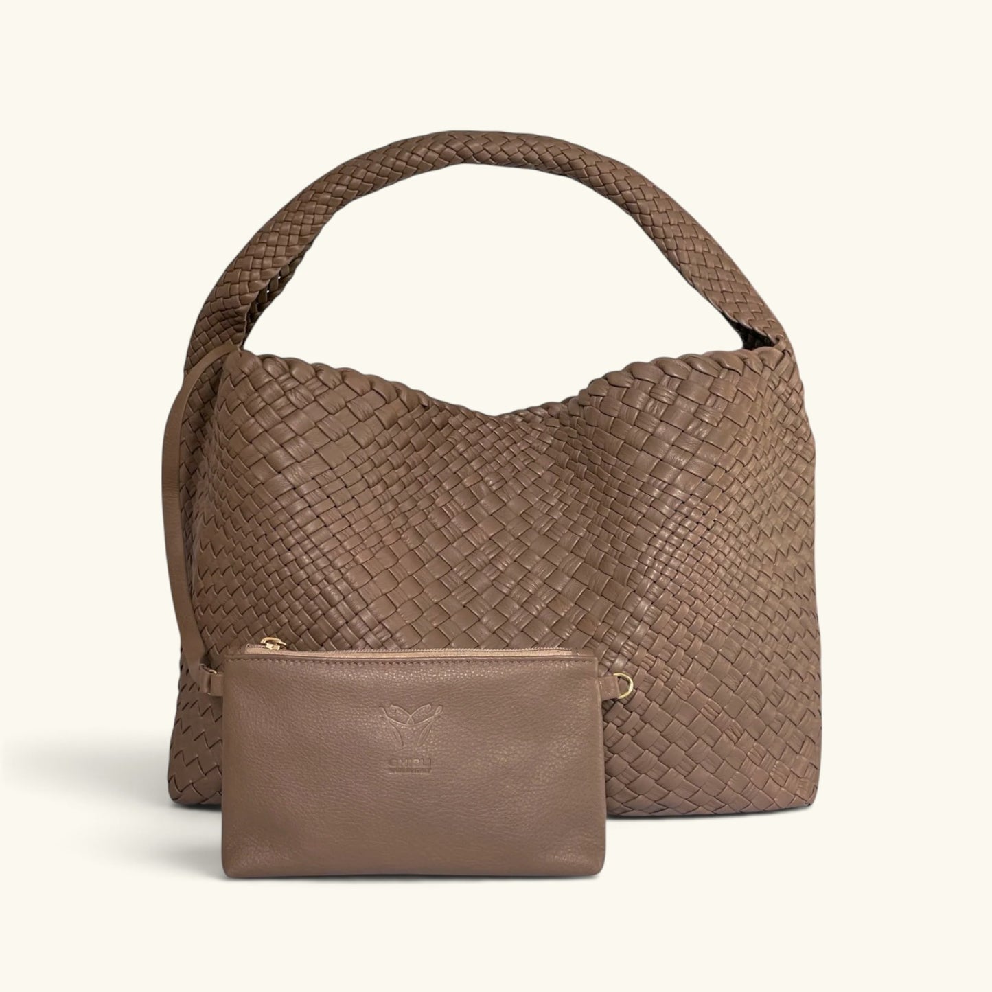 ROSA MAXI - Customizable Handwoven Leather Hobo Bag - Pre-Order Now!