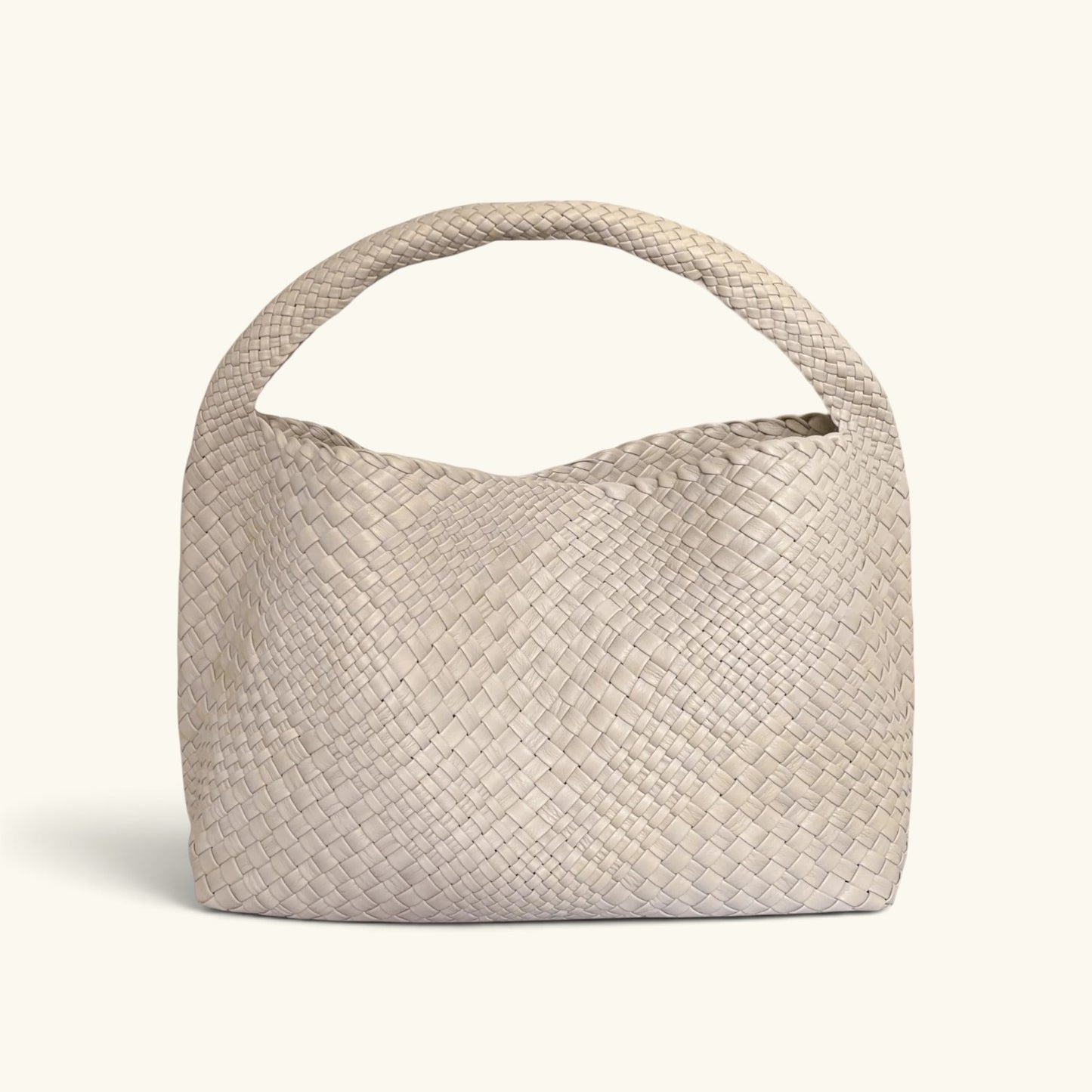 ROSA MAXI - Customizable Handwoven Leather Hobo Bag - Pre-Order Now!