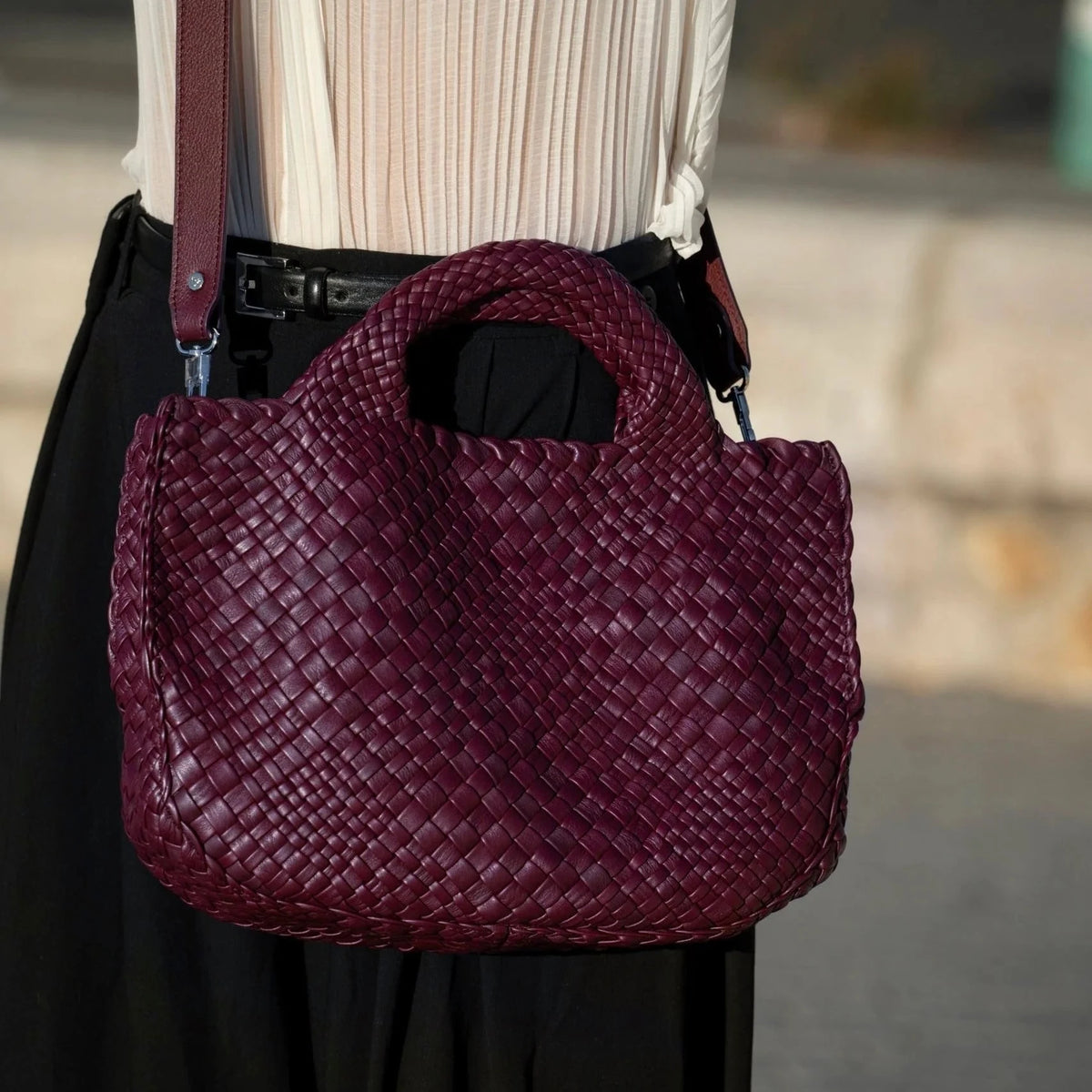 VALERY - Customizable Woven leather handbag - Pre-Order Now!