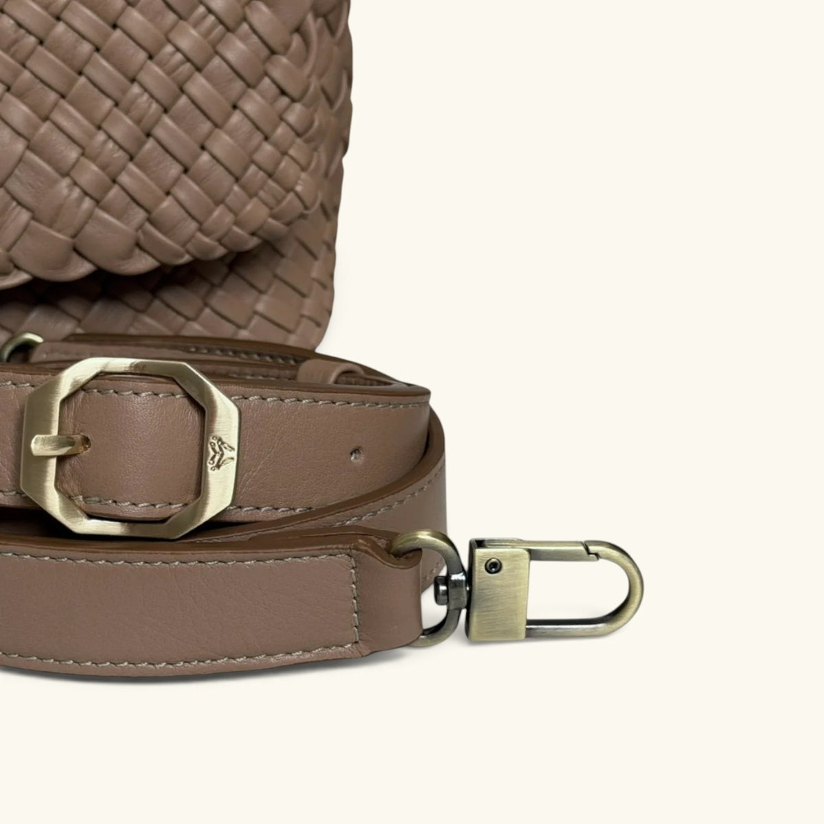 LARA - Customizable Woven Leather Baguette Bag - Pre-Order Now!