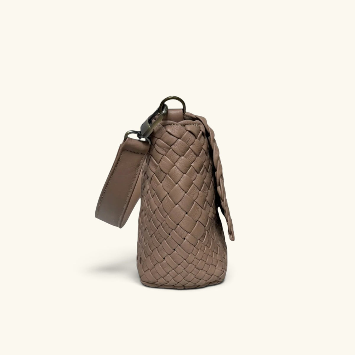 LARA - Customizable Woven Leather Baguette Bag - Pre-Order Now!