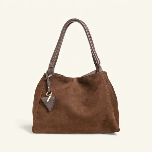 "09" PLAIN Nabuck Leather Tote Bag