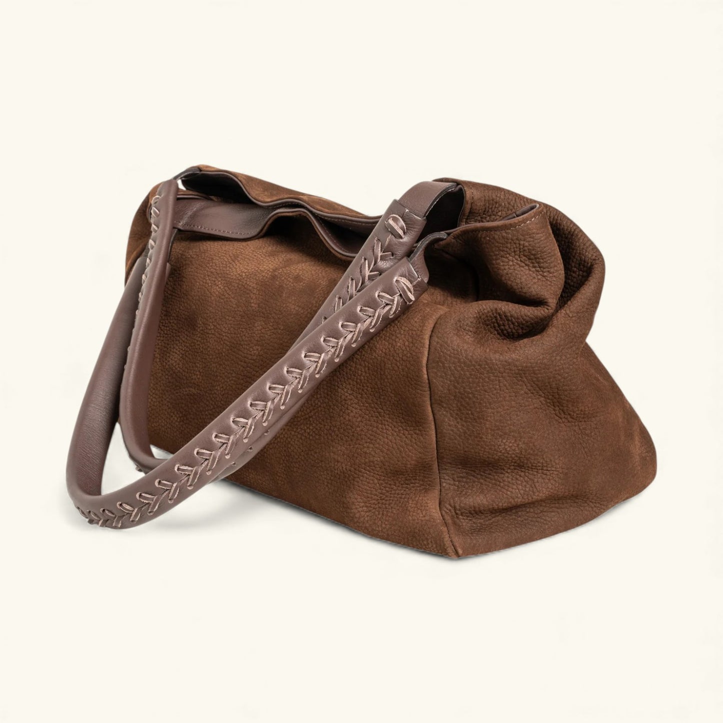 "09" PLAIN Nabuck Leather Tote Bag