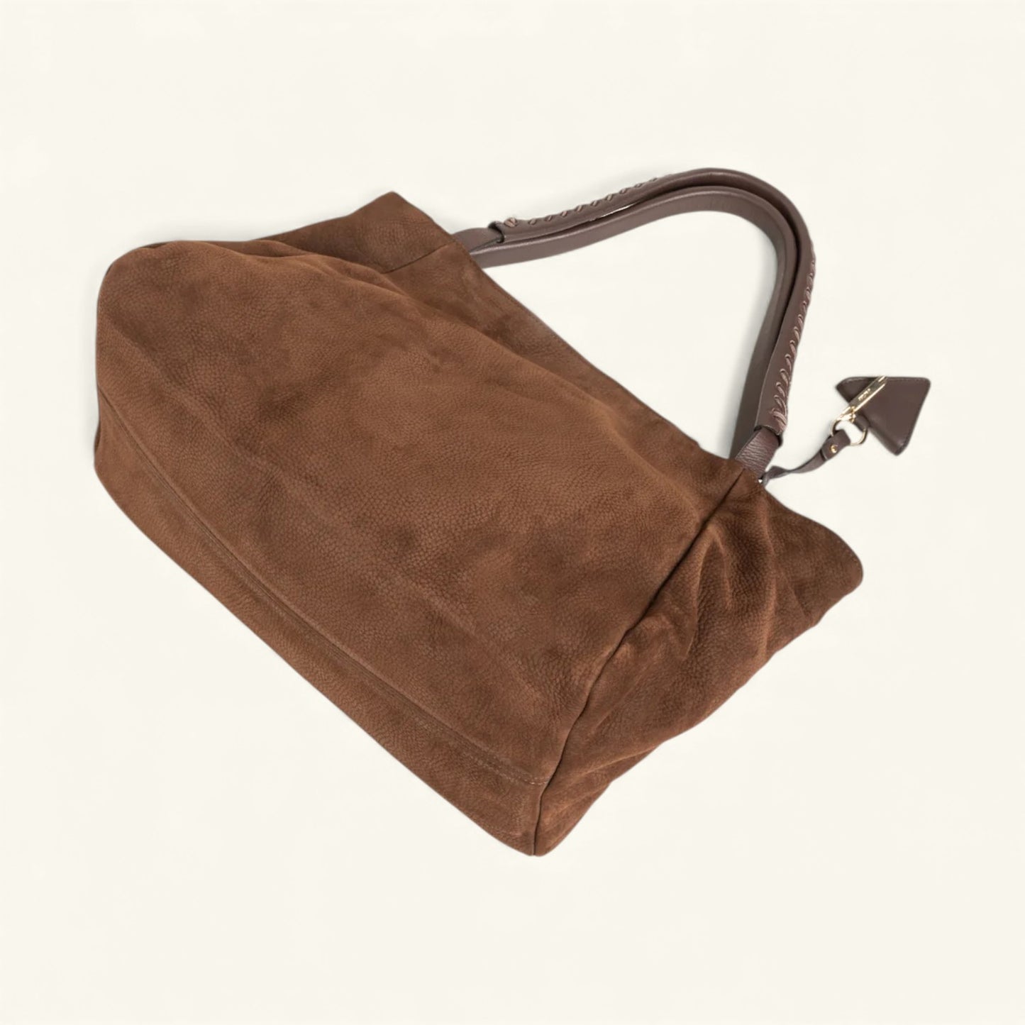 "09" PLAIN Nabuck Leather Tote Bag