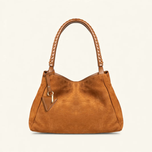 "09" PLAIN Nabuck Leather Tote Bag