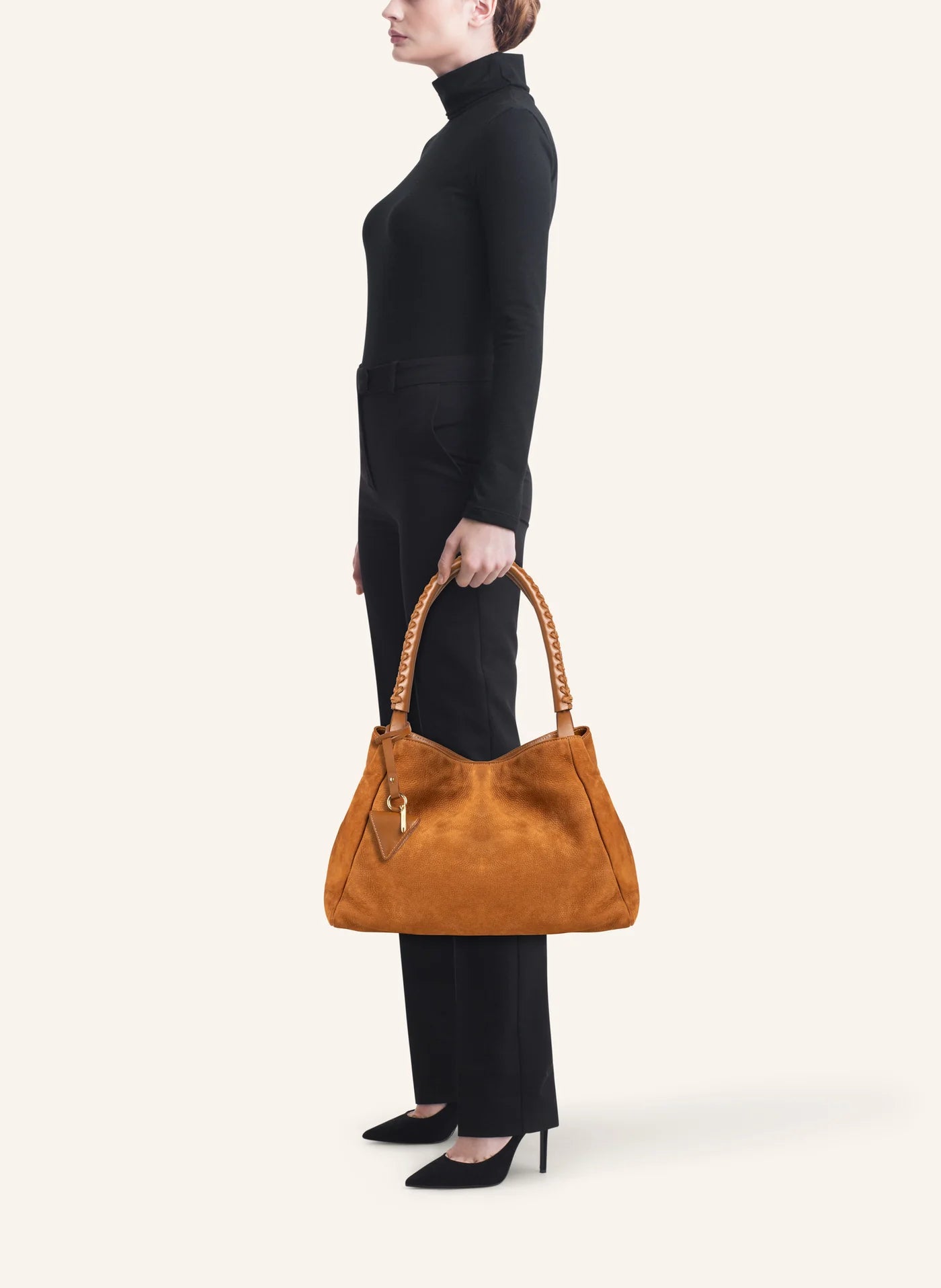 "09" PLAIN Nabuck Leather Tote Bag