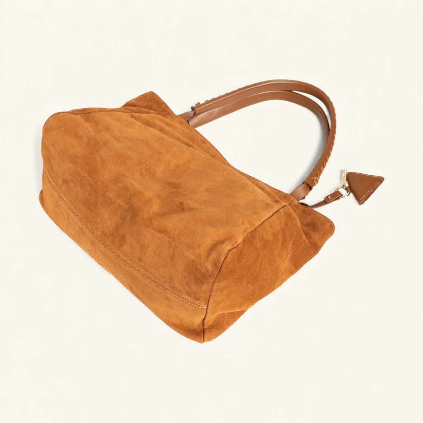 "09" PLAIN Nabuck Leather Tote Bag