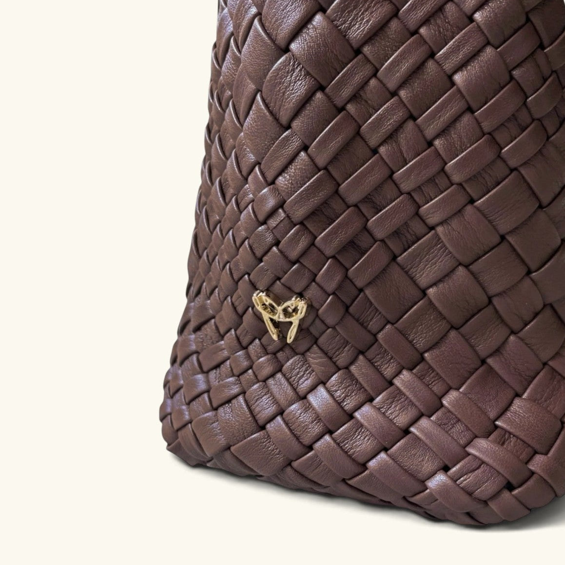 ROSA MEDIUM - Customizable Woven Leather Handbag - Pre-Order Now!
