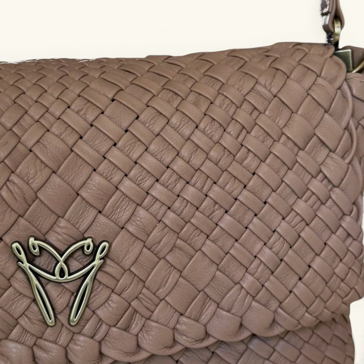 LARA - Customizable Woven Leather Baguette Bag - Pre-Order Now!