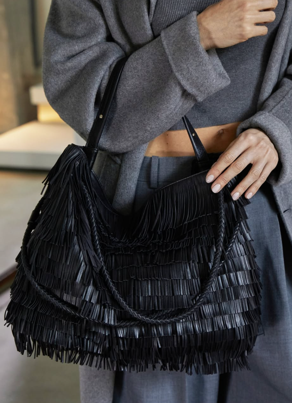 DILETTA LARGE - Tote Leather Handbag