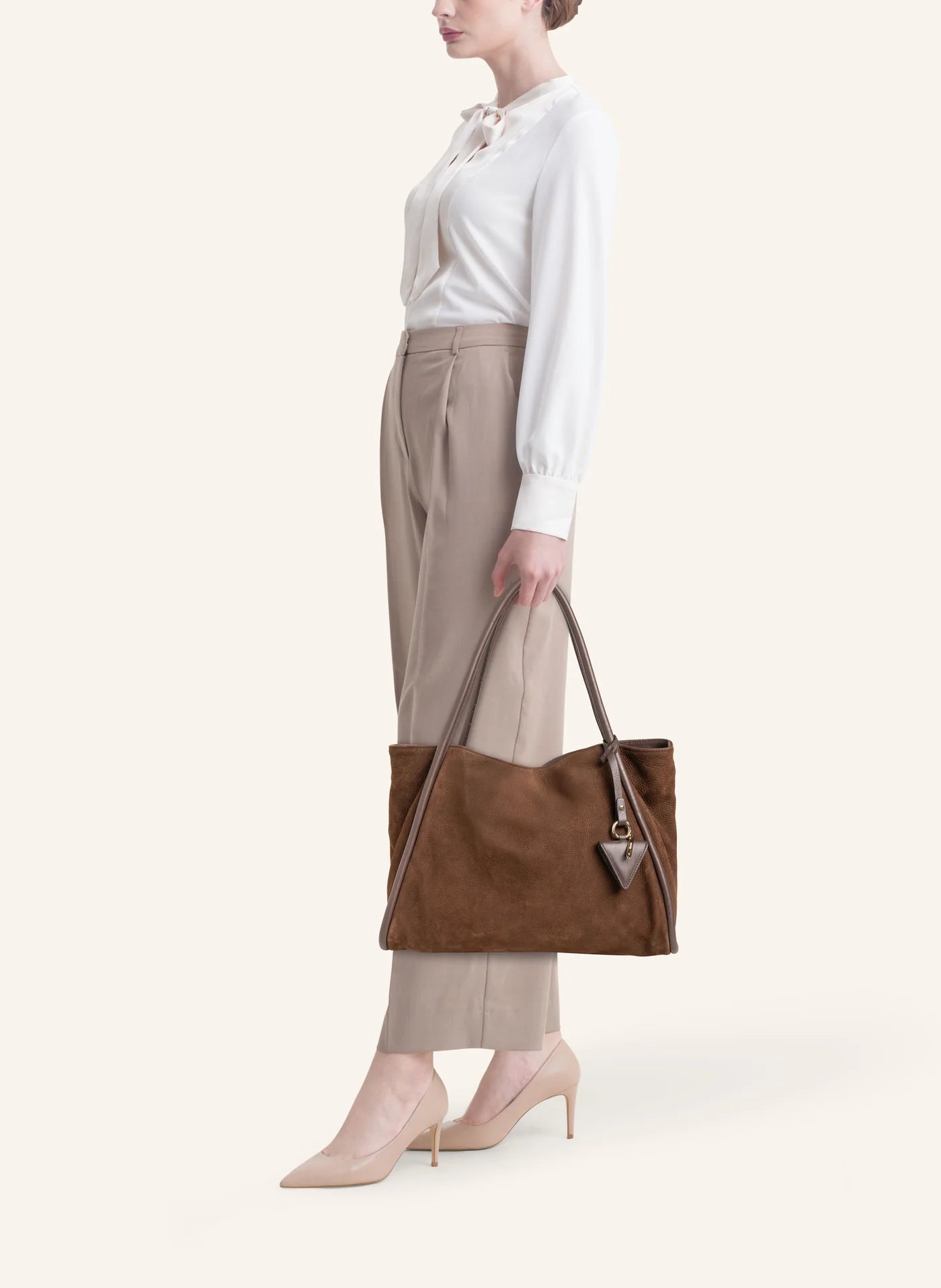 "09" TUBOLAR & PLAIN Nabuck Leather Tote Bag