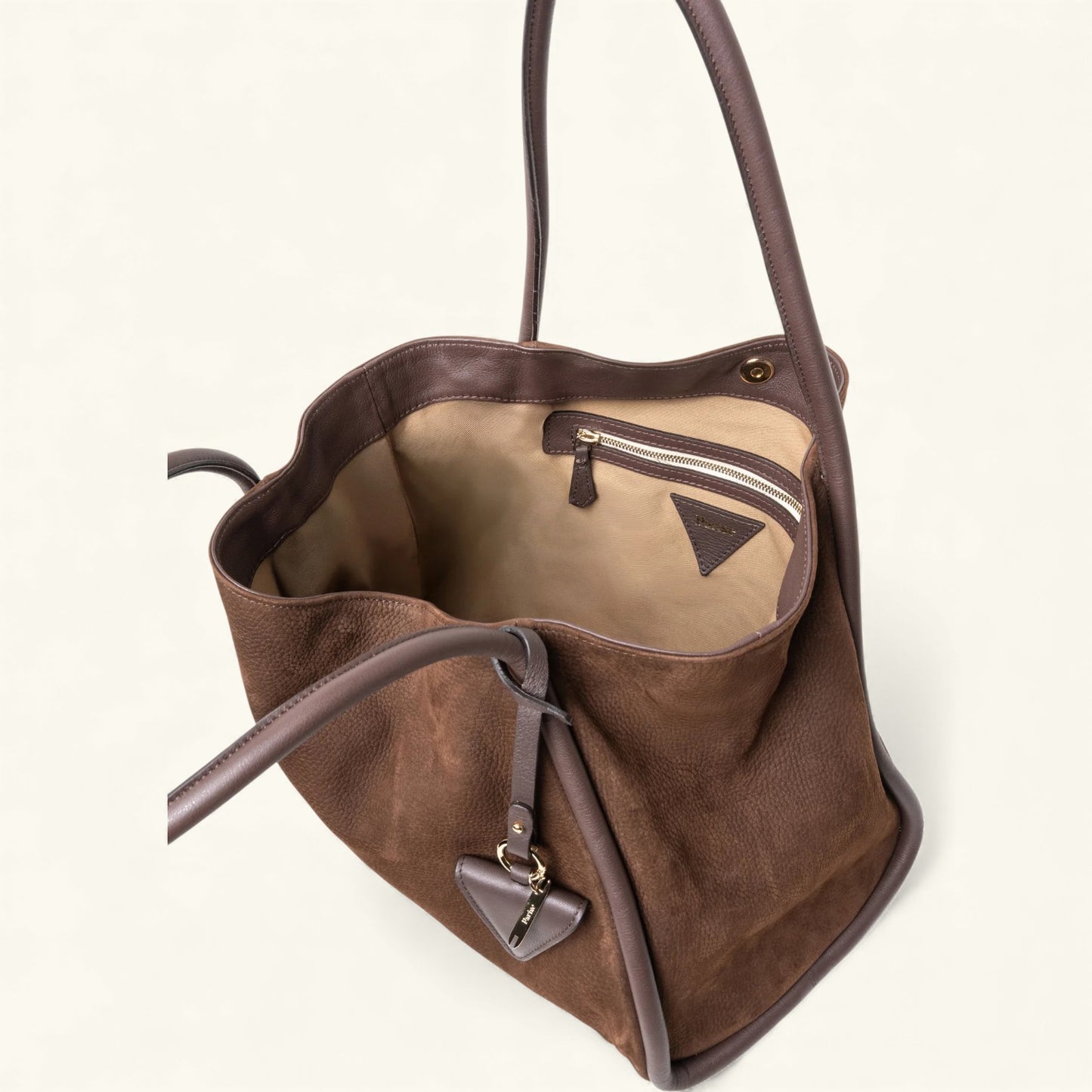 "09" TUBOLAR & PLAIN Nabuck Leather Tote Bag