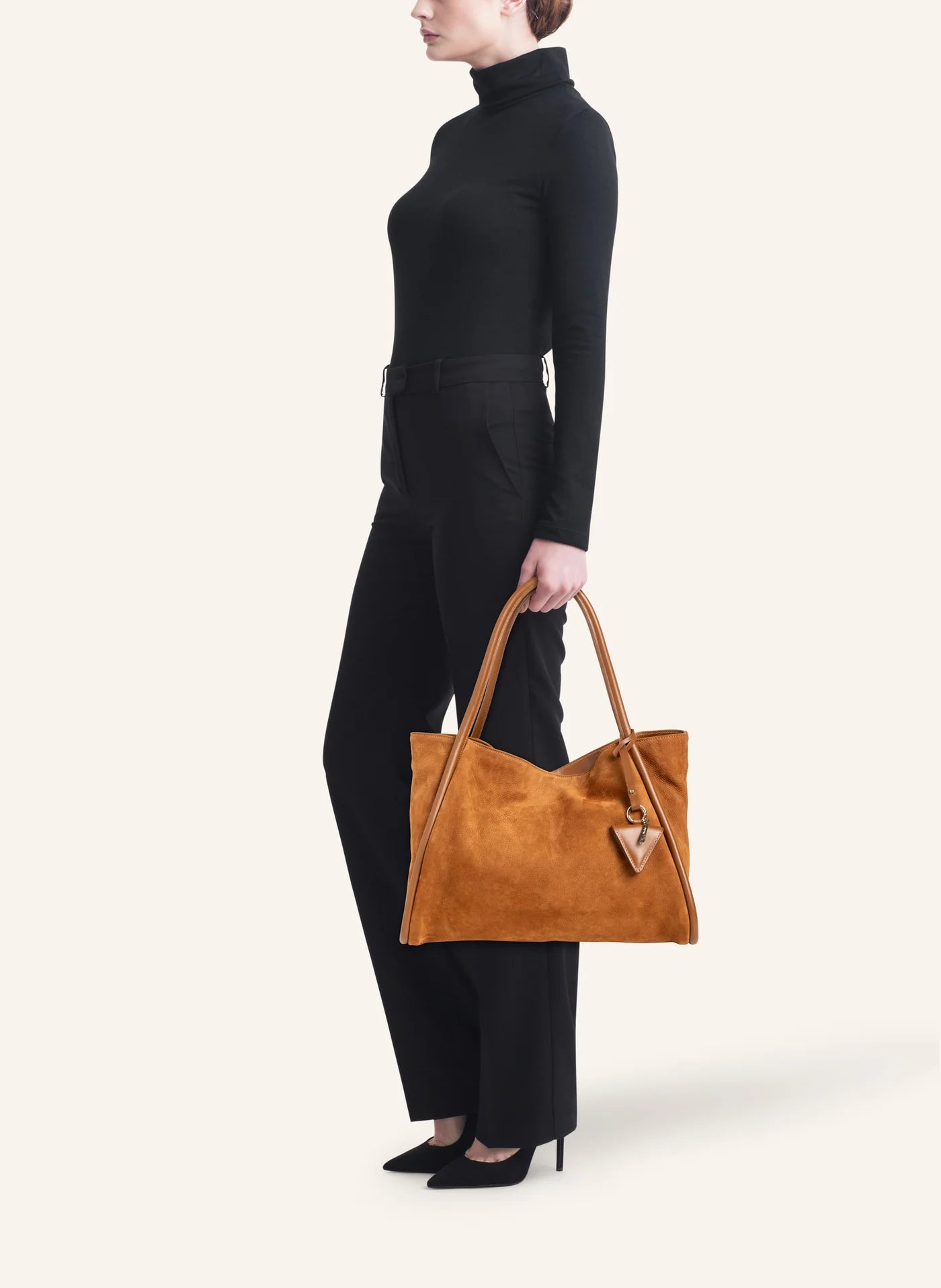 "09" TUBOLAR & PLAIN Nabuck Leather Tote Bag