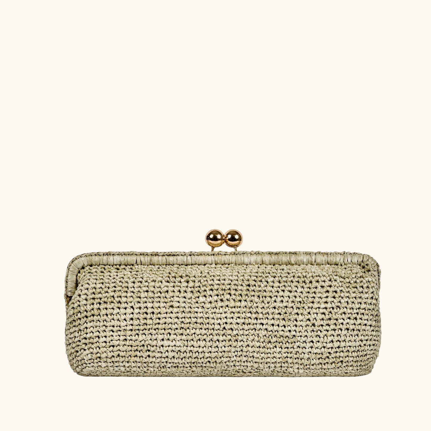 CORA CROCHET - Crochet raffia clutch