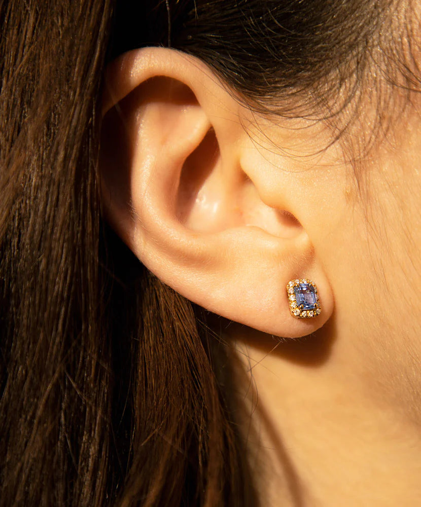 18K gold Daisy earrings