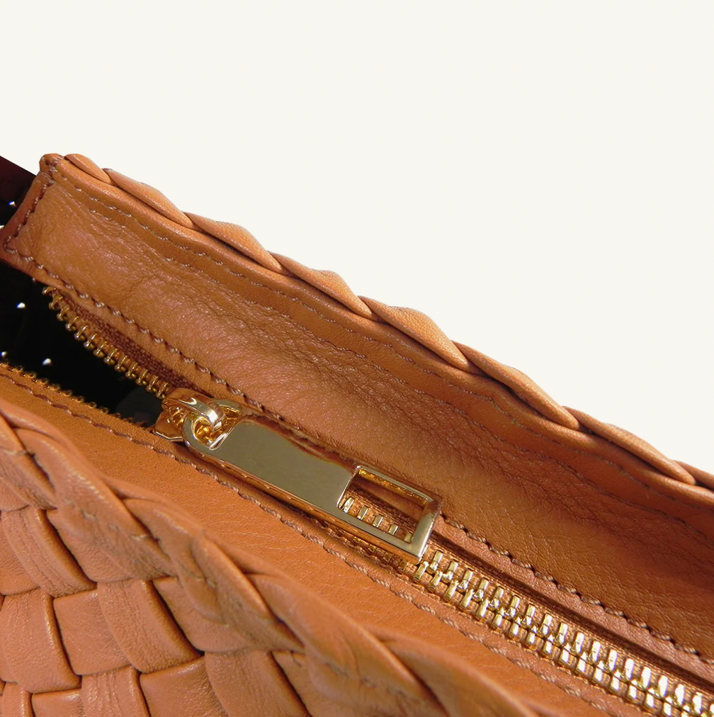 Luxury intrecciato leather bags Made In Italy.