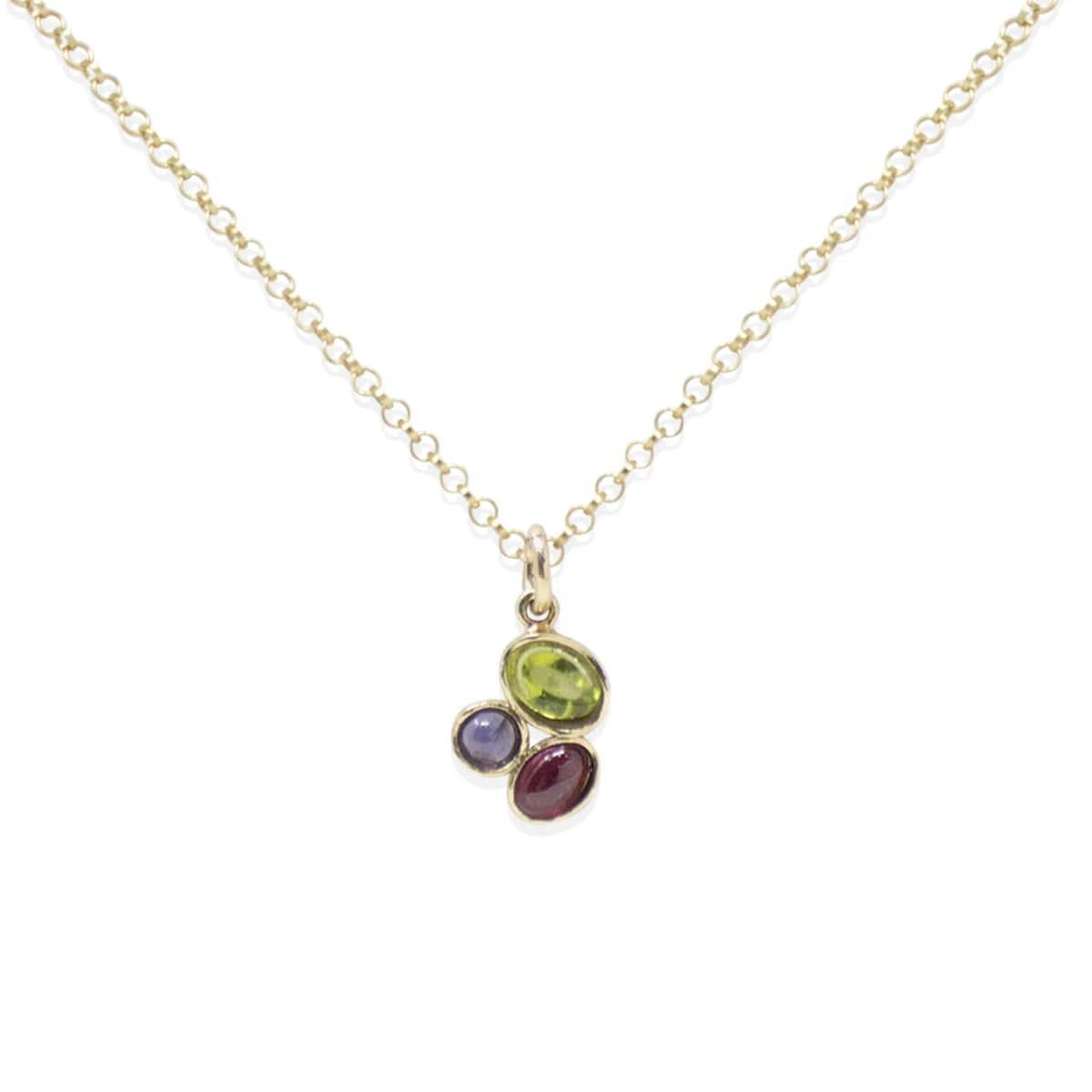 Cosmo Gold-Plated Multicolor Mini Necklace