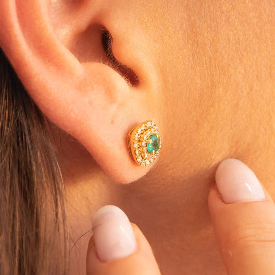 18k gold Hope earrings